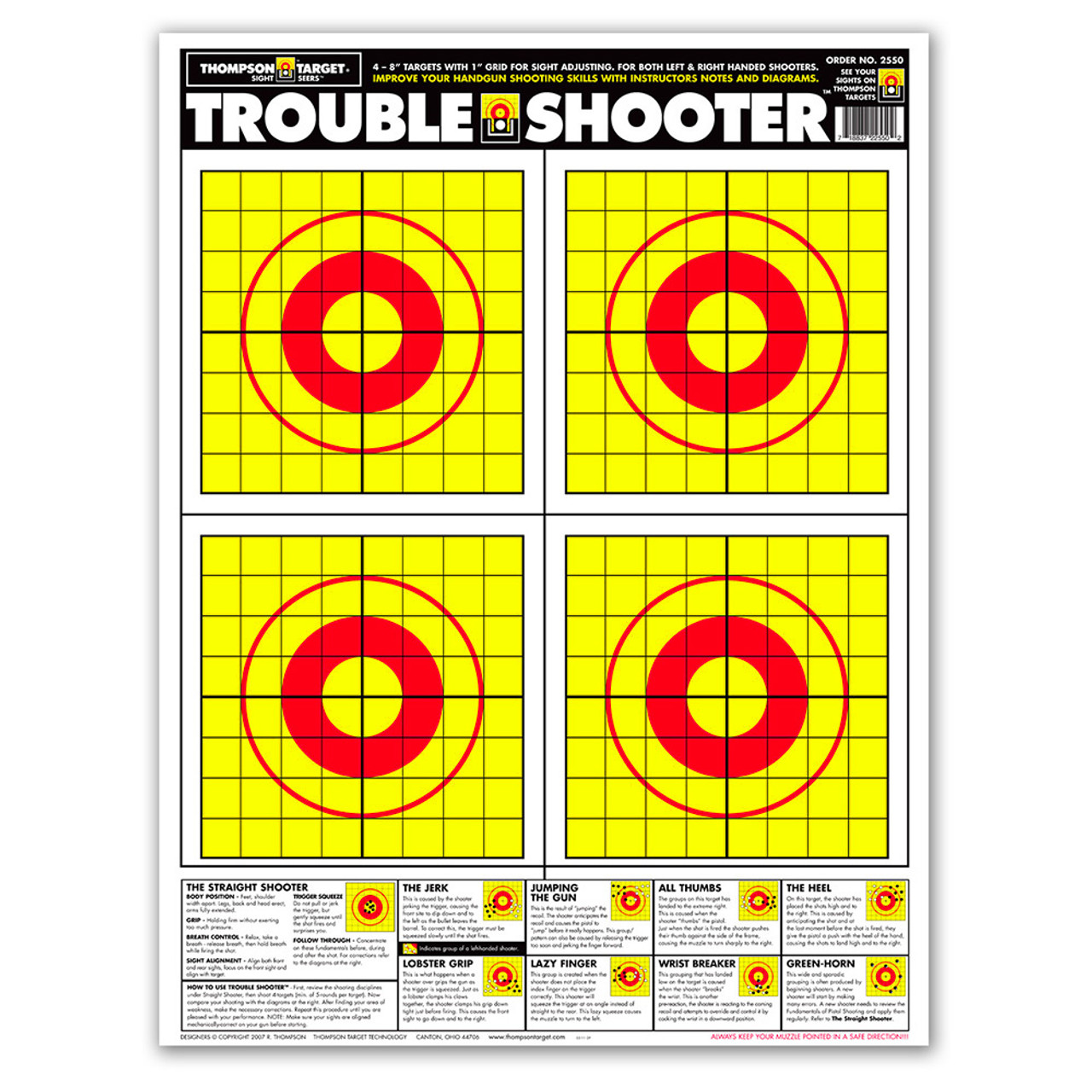Thompson Paper Shooting Target